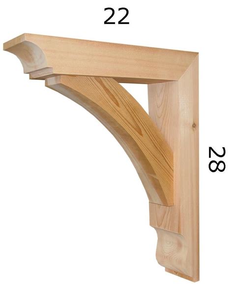 wooden exterior brackets for sale